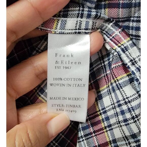 Frank & Eileen Flannel Button-up Shirt S - Picture 6 of 9